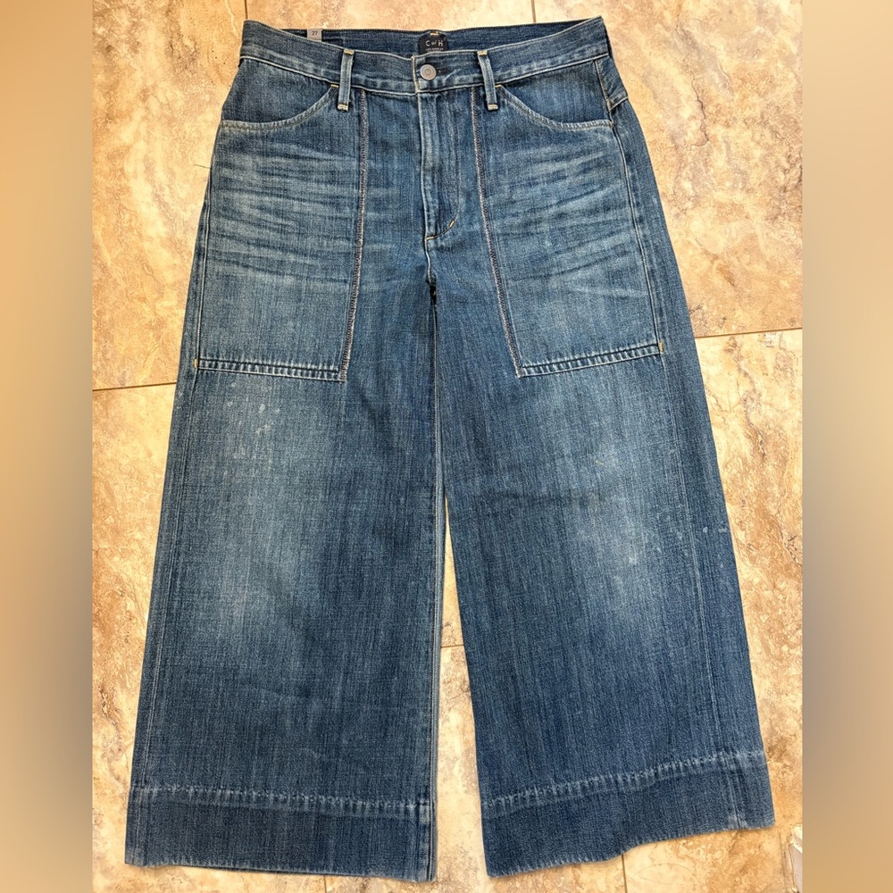 Citizens of Humanity Posie Wide-Leg Crop Jeans Women’s 27 - Picture 4 of 16